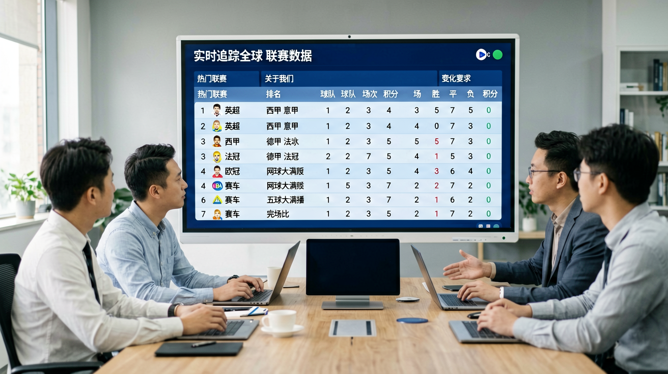 数据分析看板示意图